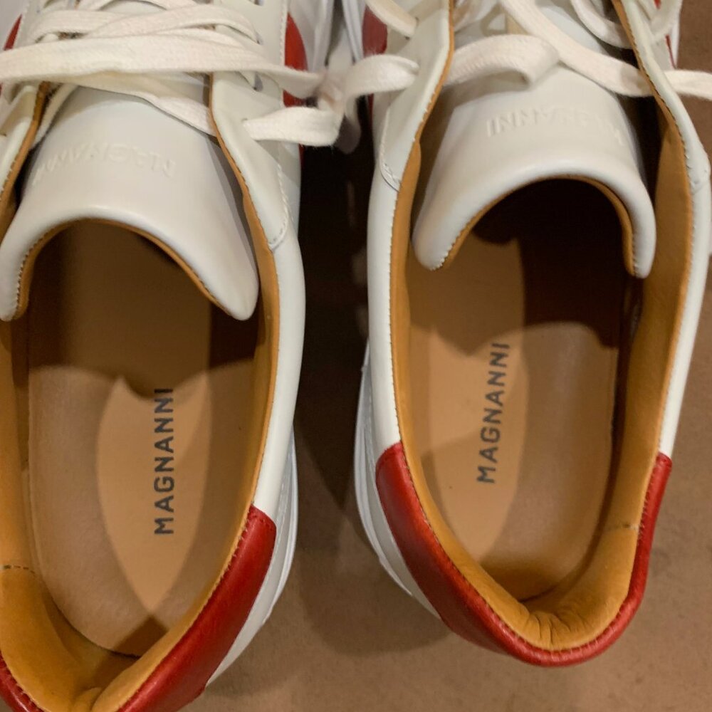 Magnanni Leather Sneakers 9.5 - Picture 7 of 8